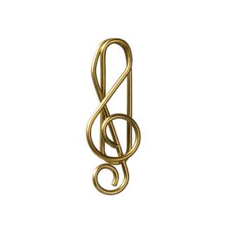 Paper clips. Clef