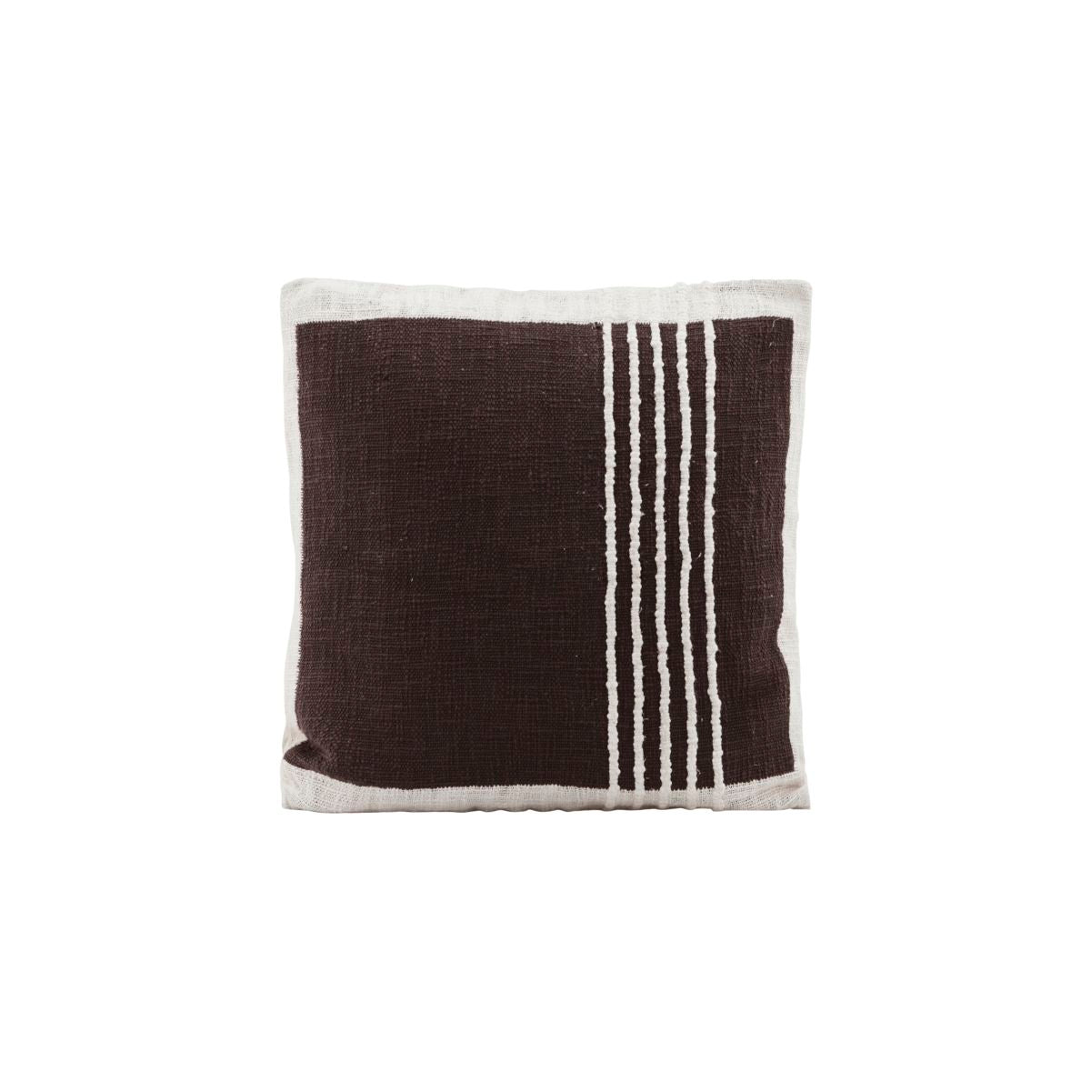 Yarn Cushion cover - Brown