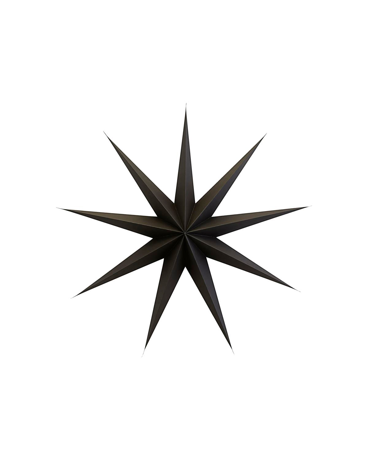 Estrella de papel marrón