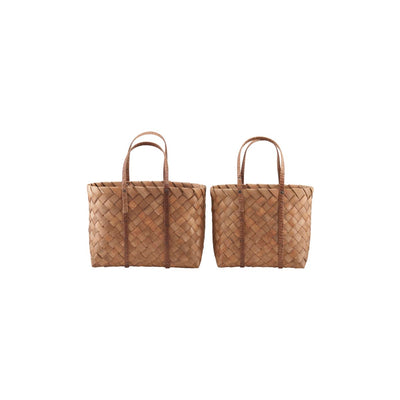 House Doctor Brown Beach Bag