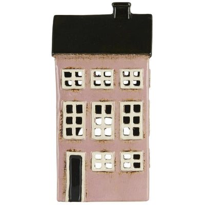 House f/tealight Nyhavn black roof