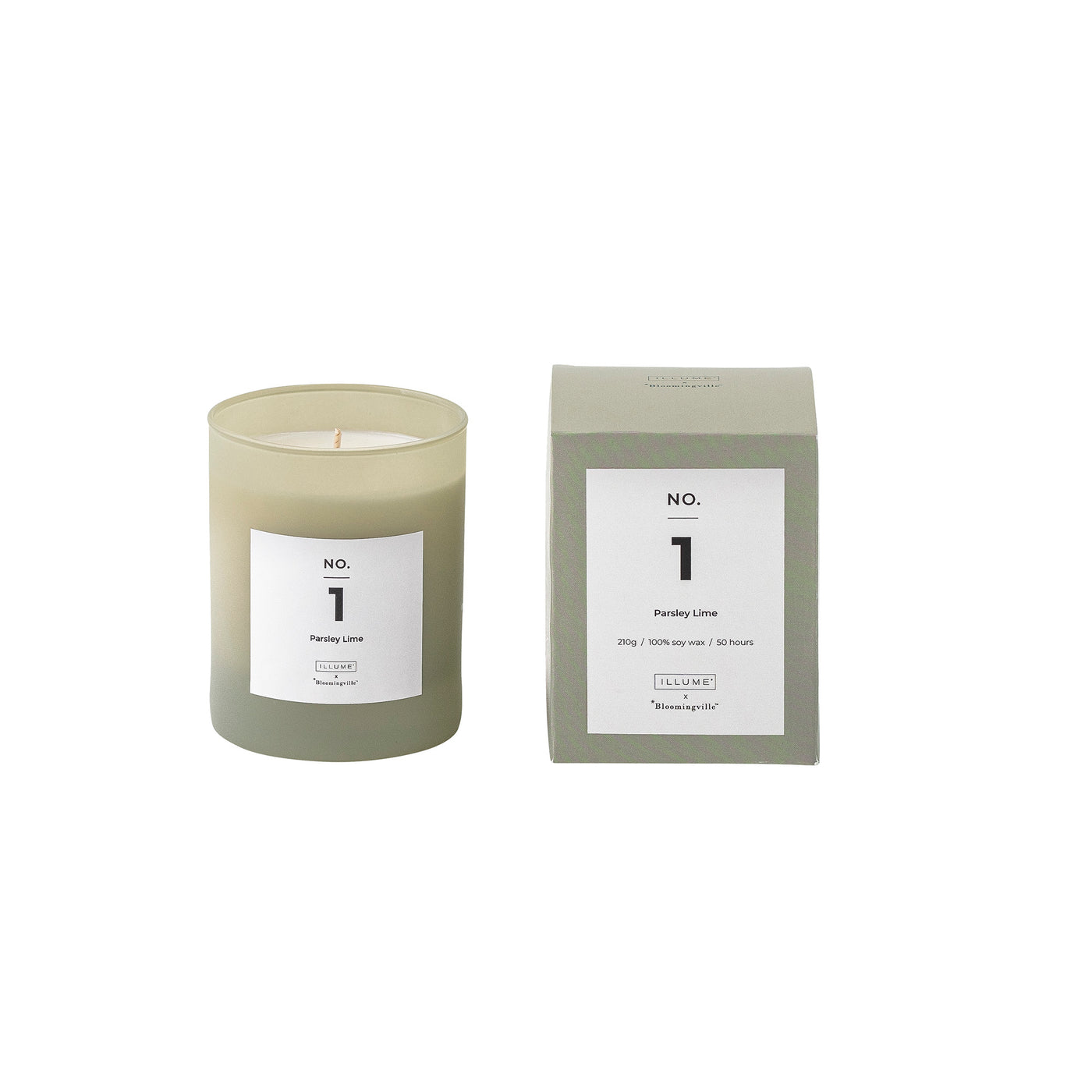 NO. 1 - Vela Perfumada Salsa Limão, Cera Natural