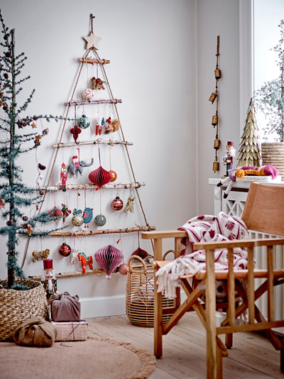 Jingle Deco, Red, Linen