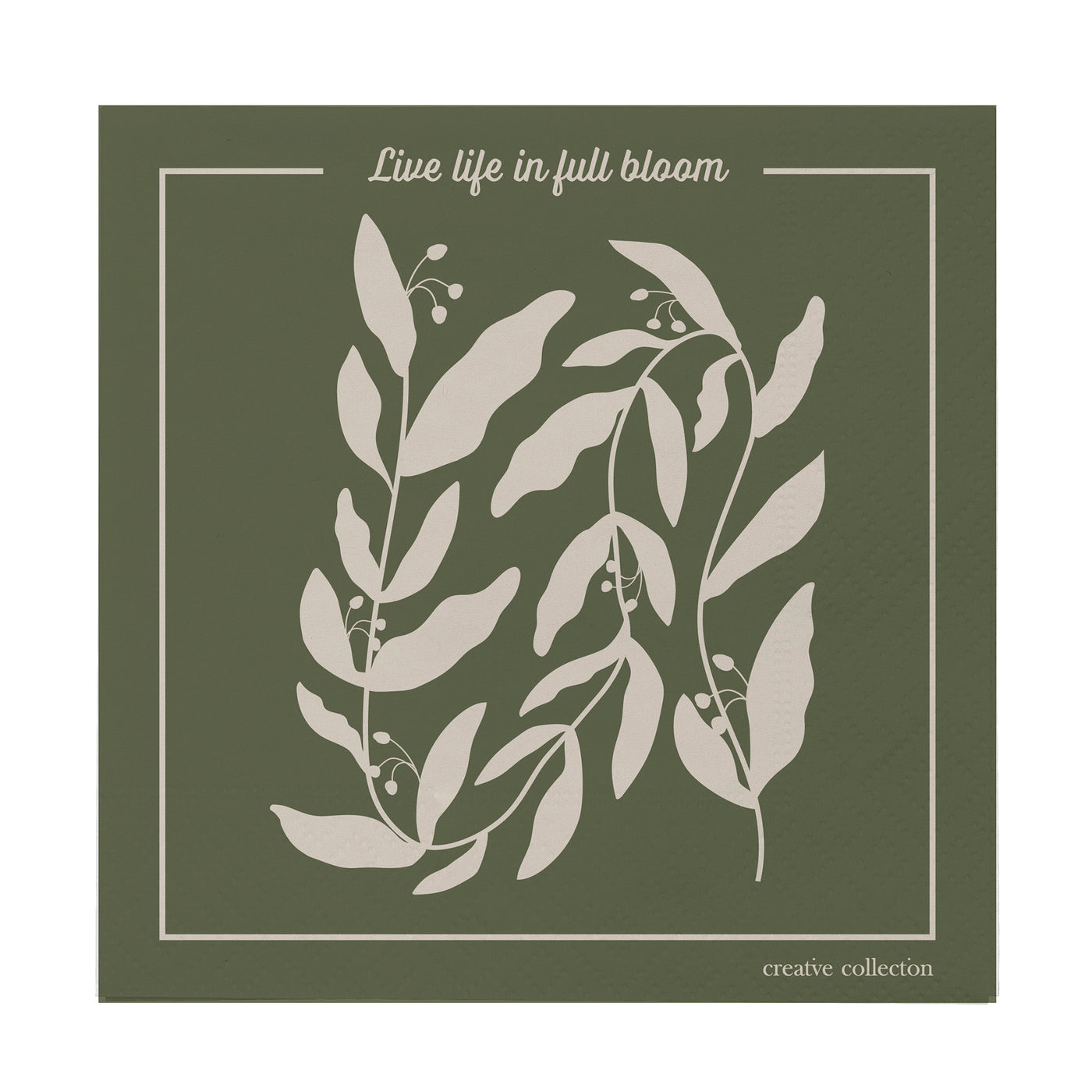 Klinte Napkin, Green, FSC® Recycled, Papir