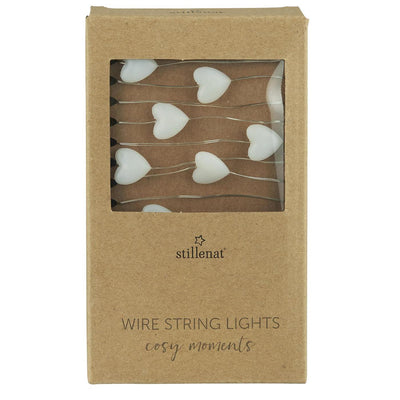 Wire string lights 40 hearts