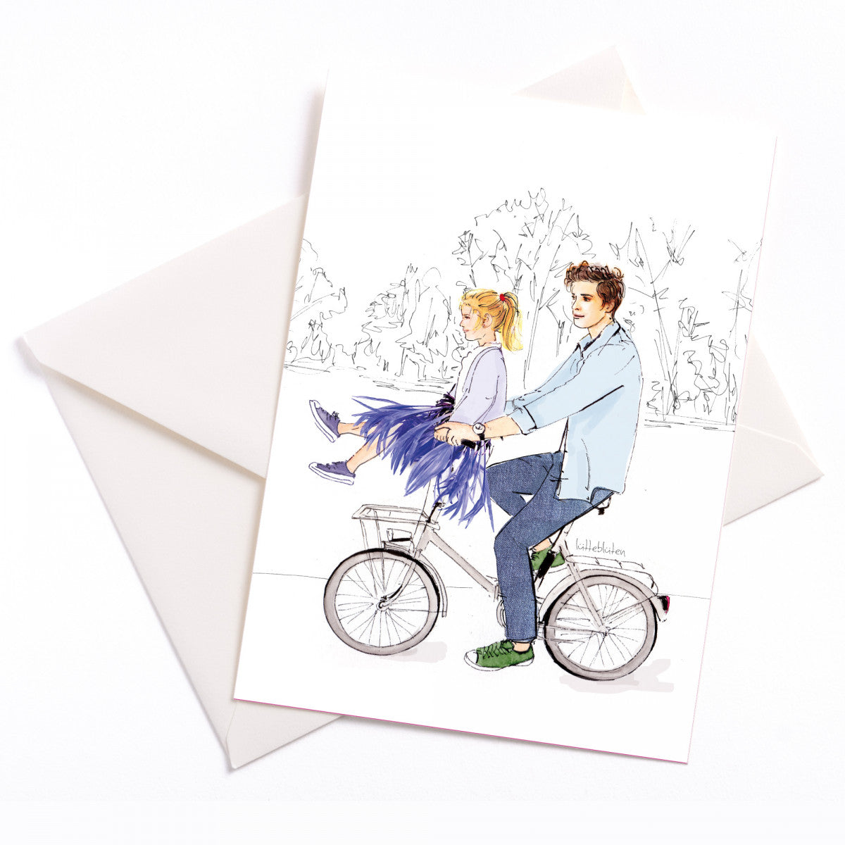 A Bicycle Ride is Fun Card