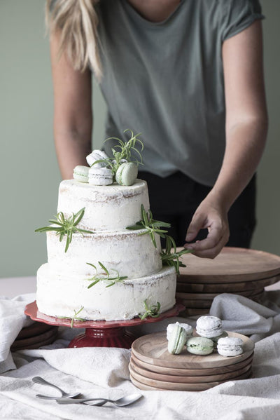 Soporte para tartas Mynte rojo