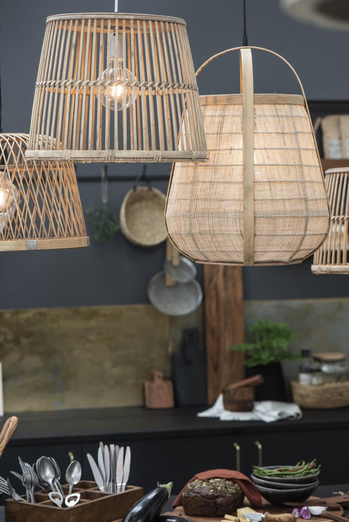Hanging lamp bamboo cord L:150 cm