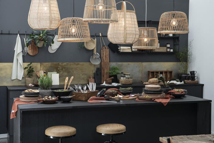 Hanging lamp bamboo cord L:150 cm