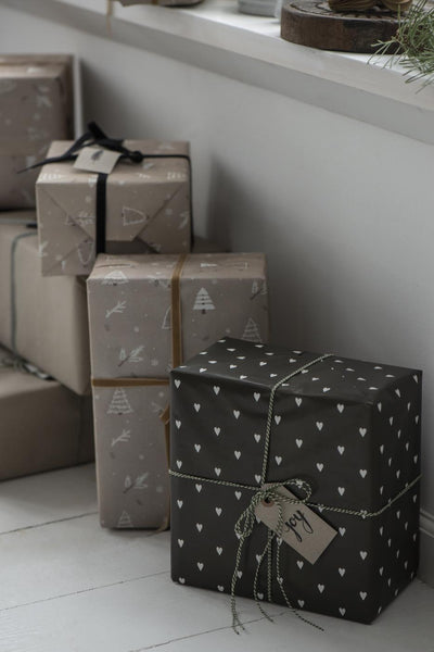 Christmas Kraft Wrapping Paper 5 m/roll
