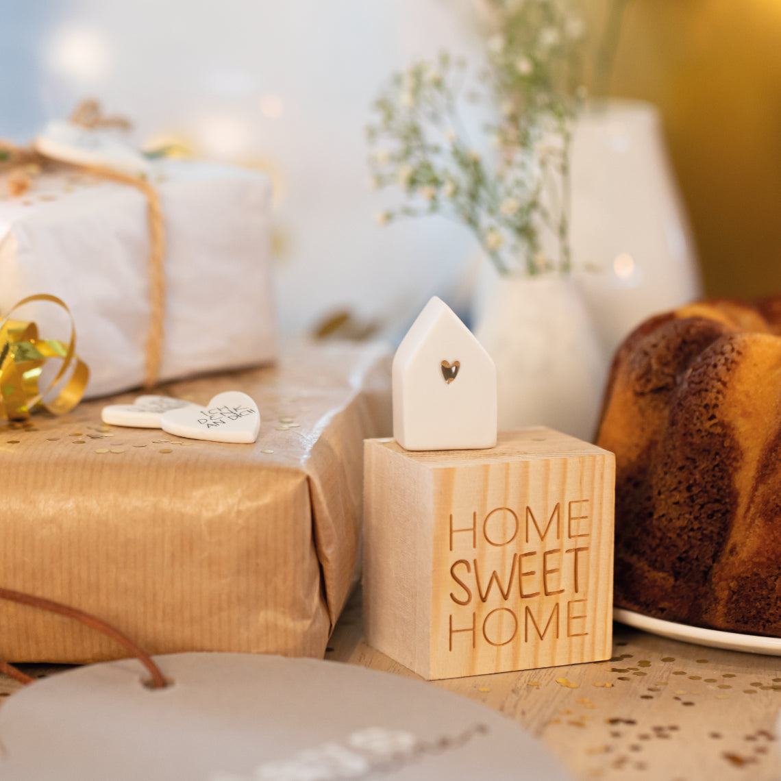 LUCKY BOX. HOME SWEET HOME "4.5X4.5X3.5CM"